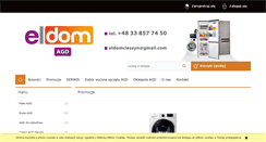 Desktop Screenshot of eldomcieszyn.pl
